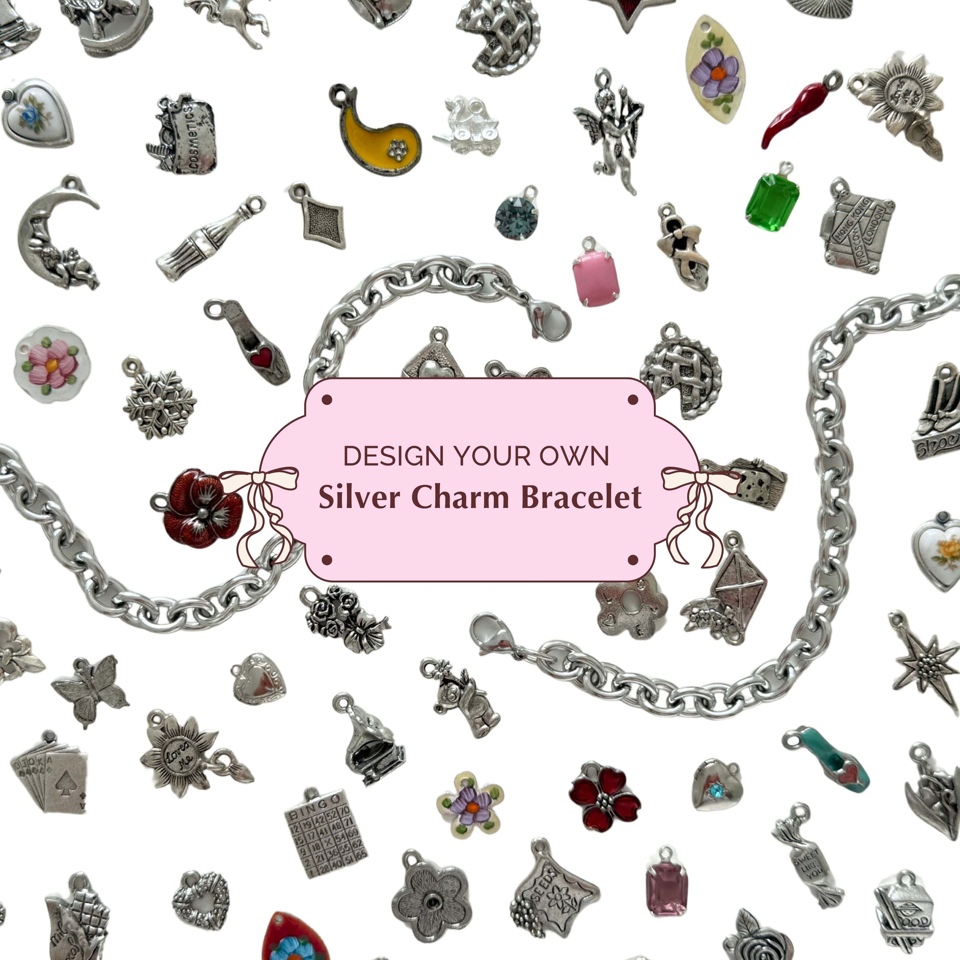 Create Your Own Silver Charm Bracelet