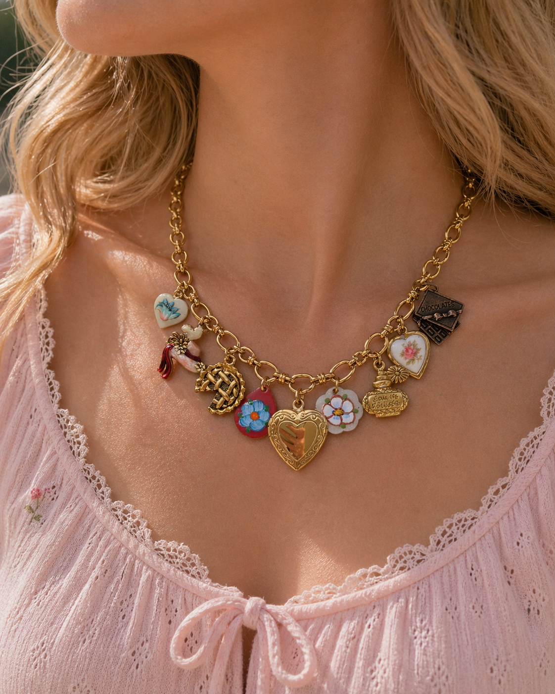 The Isadora Charm Collier