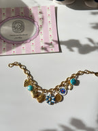 Bleu Souvenirs Charm Bracelet