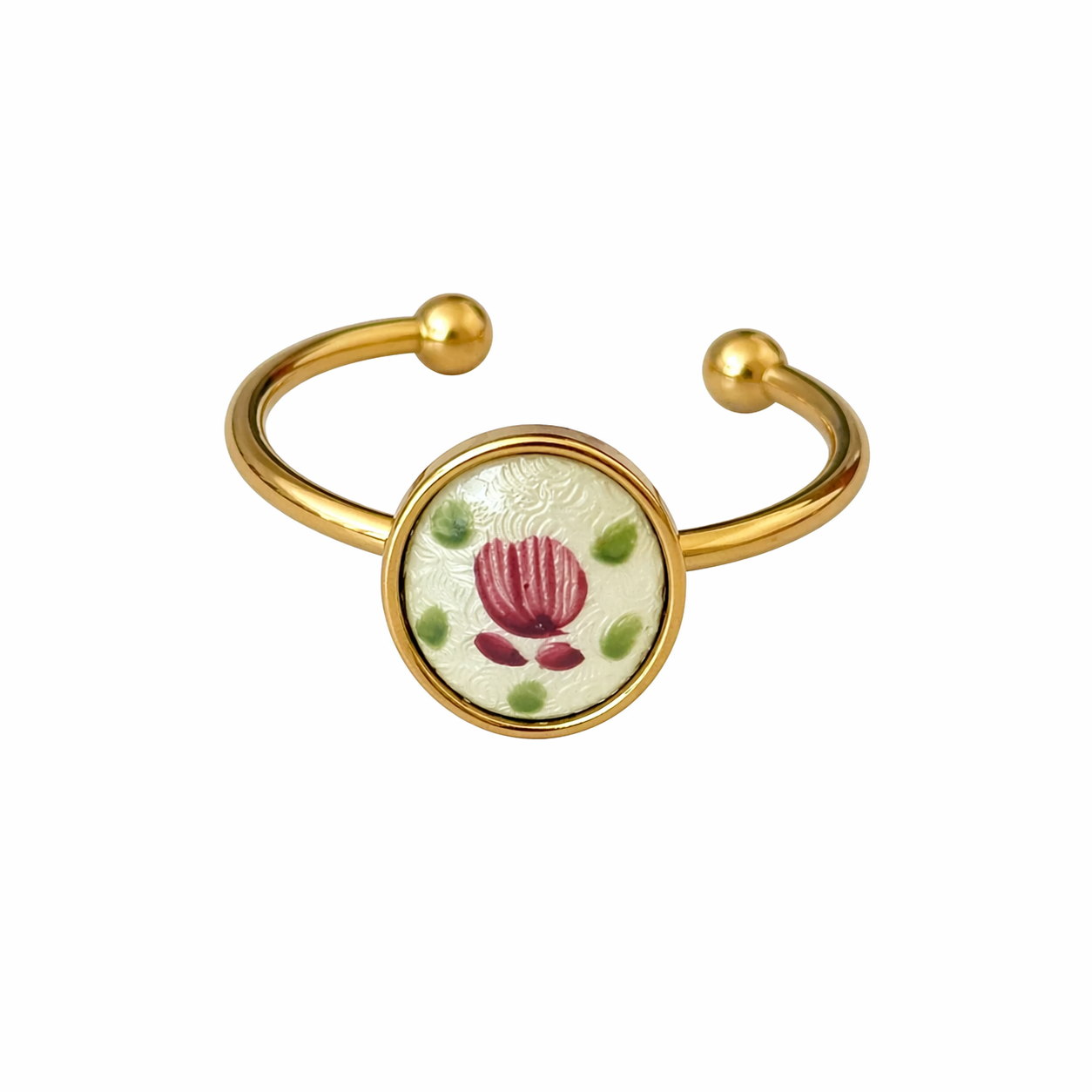 Porcelain Petite Bloom Ring