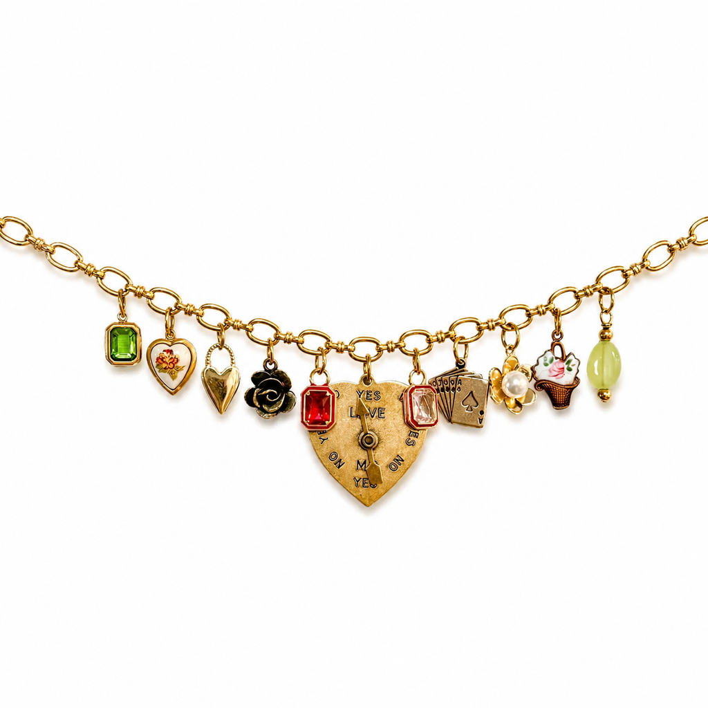 Cœur Tournant Charm Necklace