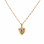 Maison Rose Heart Necklace