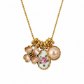 Rosé Garden Charm Necklace