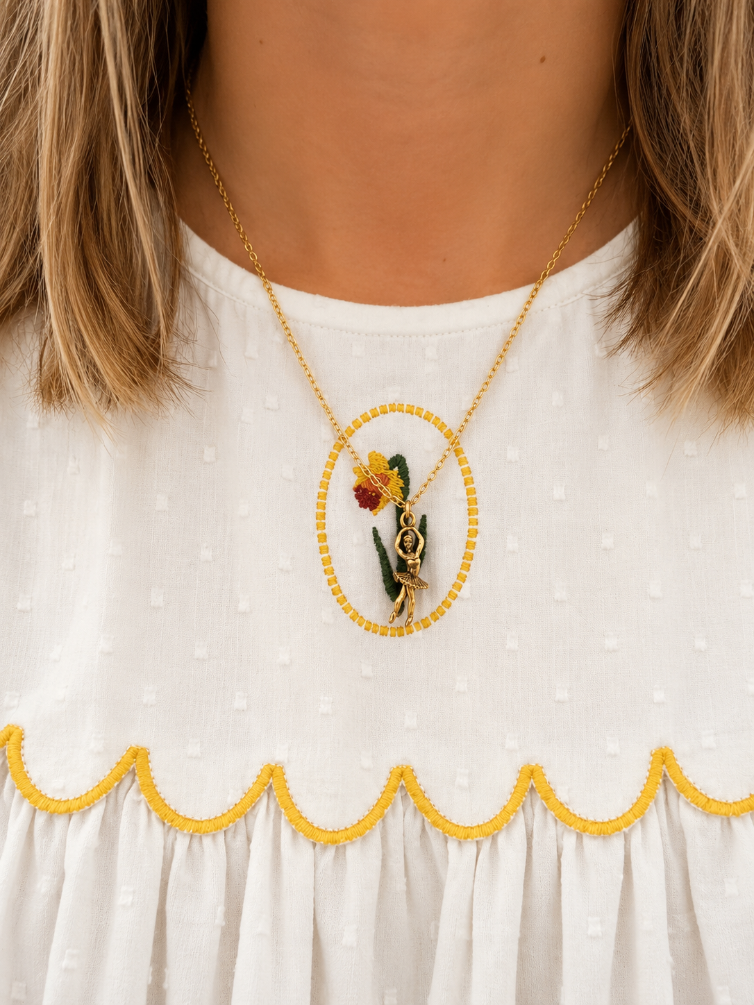 Étoile Ballerina Charm Necklace