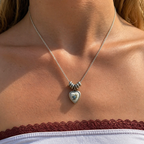 Colette Fleur Heart Necklace