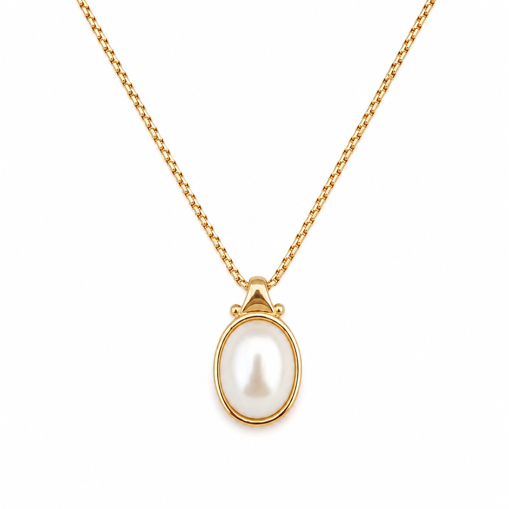 Estelle Pearl Pendant Necklace