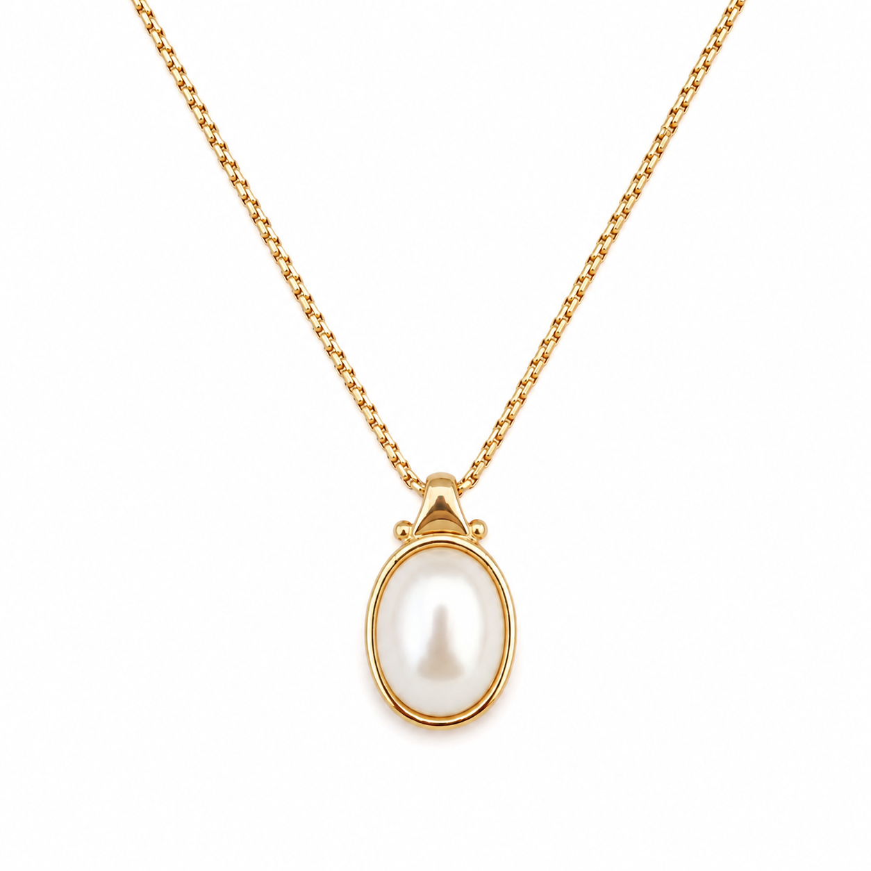 Estelle Pearl Pendant Necklace