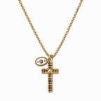 Sacred Rosé Cross Necklace