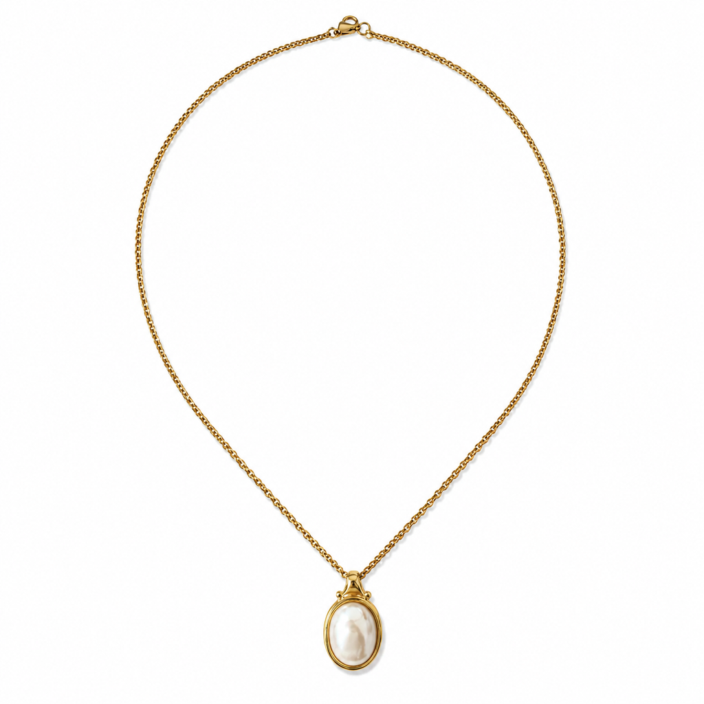 Estelle Pearl Pendant Necklace