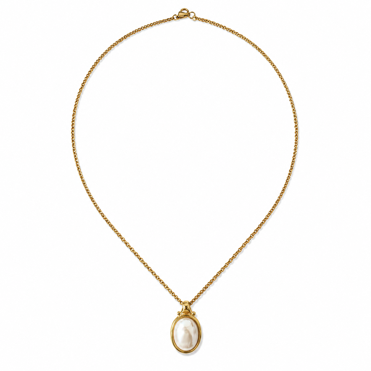 Estelle Pearl Pendant Necklace