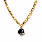 Midnight Rose Chain Necklace