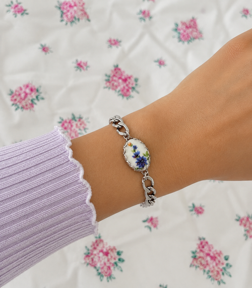 Bleu Jardin Chain Bracelet