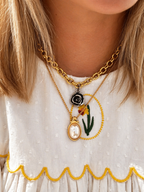 Midnight Rose Chain Necklace