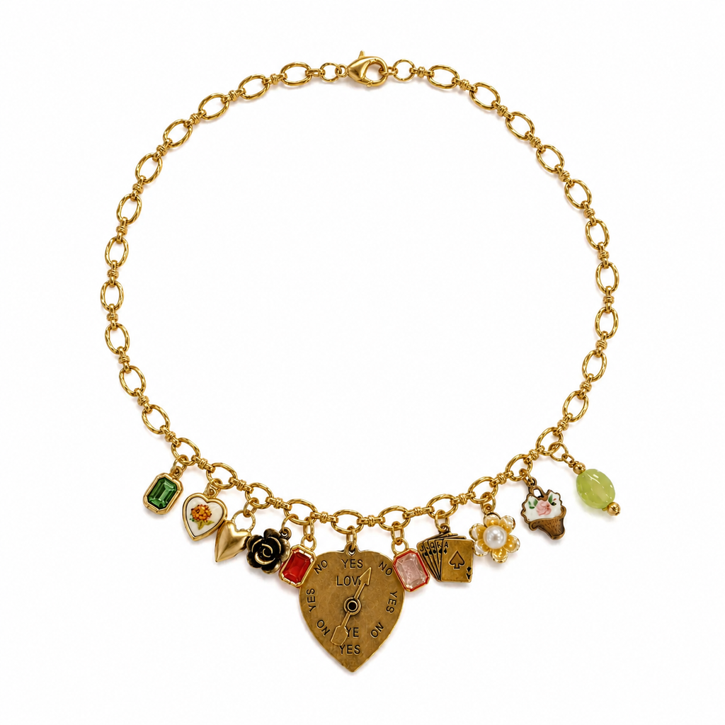 Cœur Tournant Charm Necklace