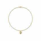 Bluebell Heart Locket Necklace