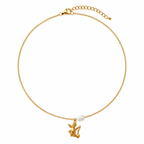 Cupid Pearl Charm Necklace