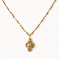 Sacred Heart Cross Necklace