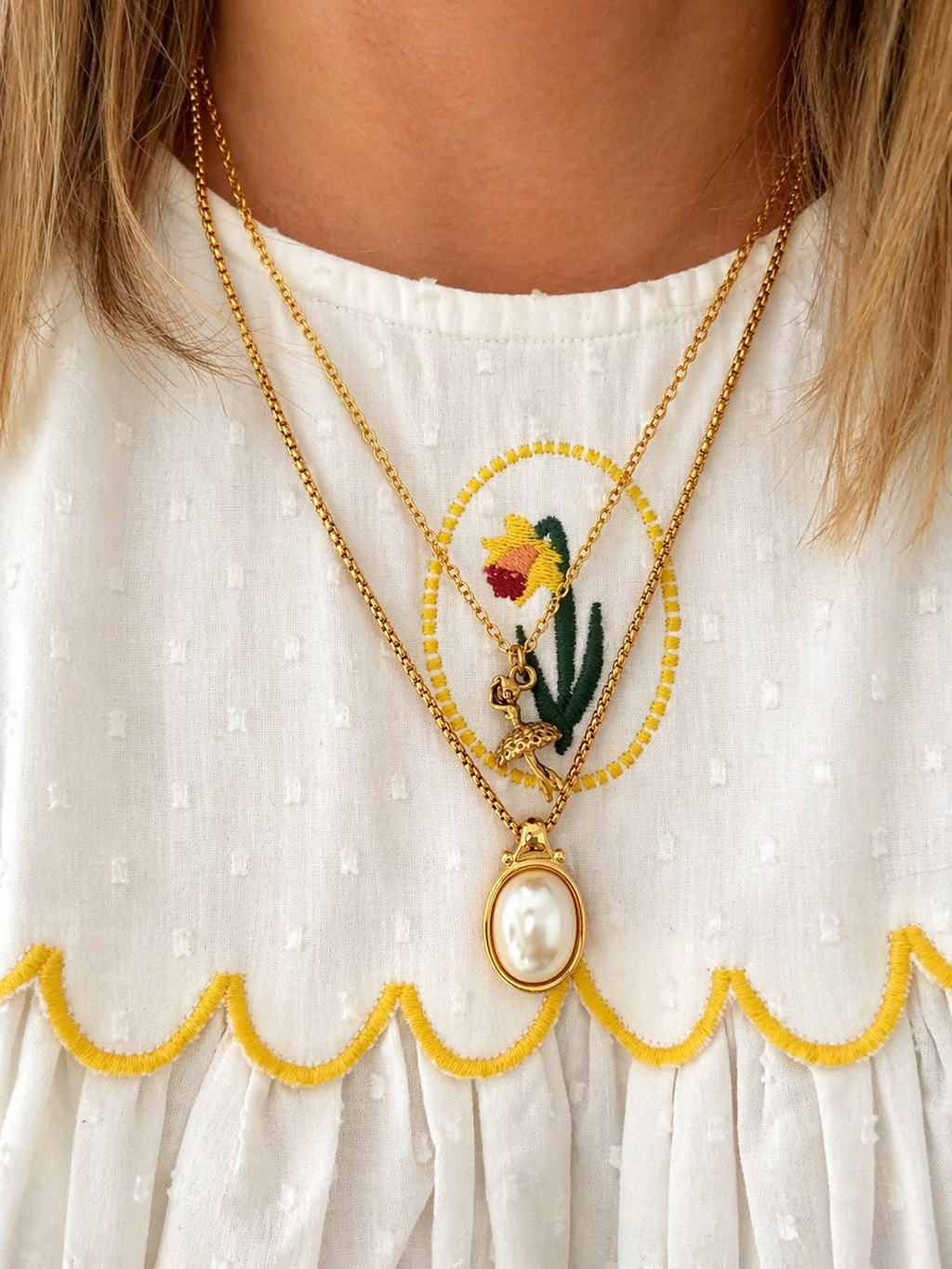 Prima Ballerina Charm Necklace
