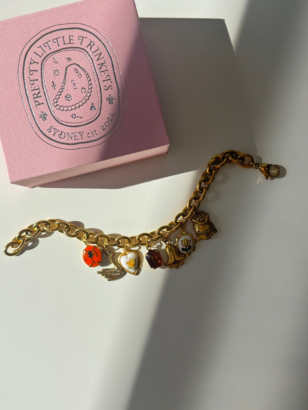 Souvenirs d’Or Charm Bracelet