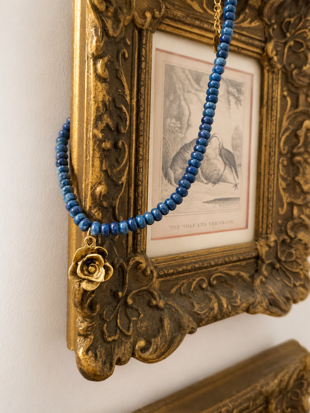Midnight Rose Beaded Necklace