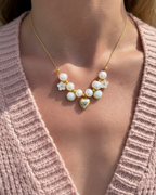 Fleur de Lait Heart Necklace