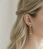 Éclat Fleur Drop Earrings