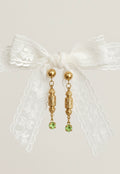 Ornate Gem Drop Earrings