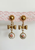 Ruban de Porcelaine Earrings