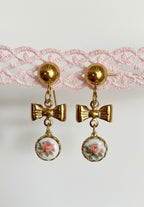 Ruban de Porcelaine Earrings