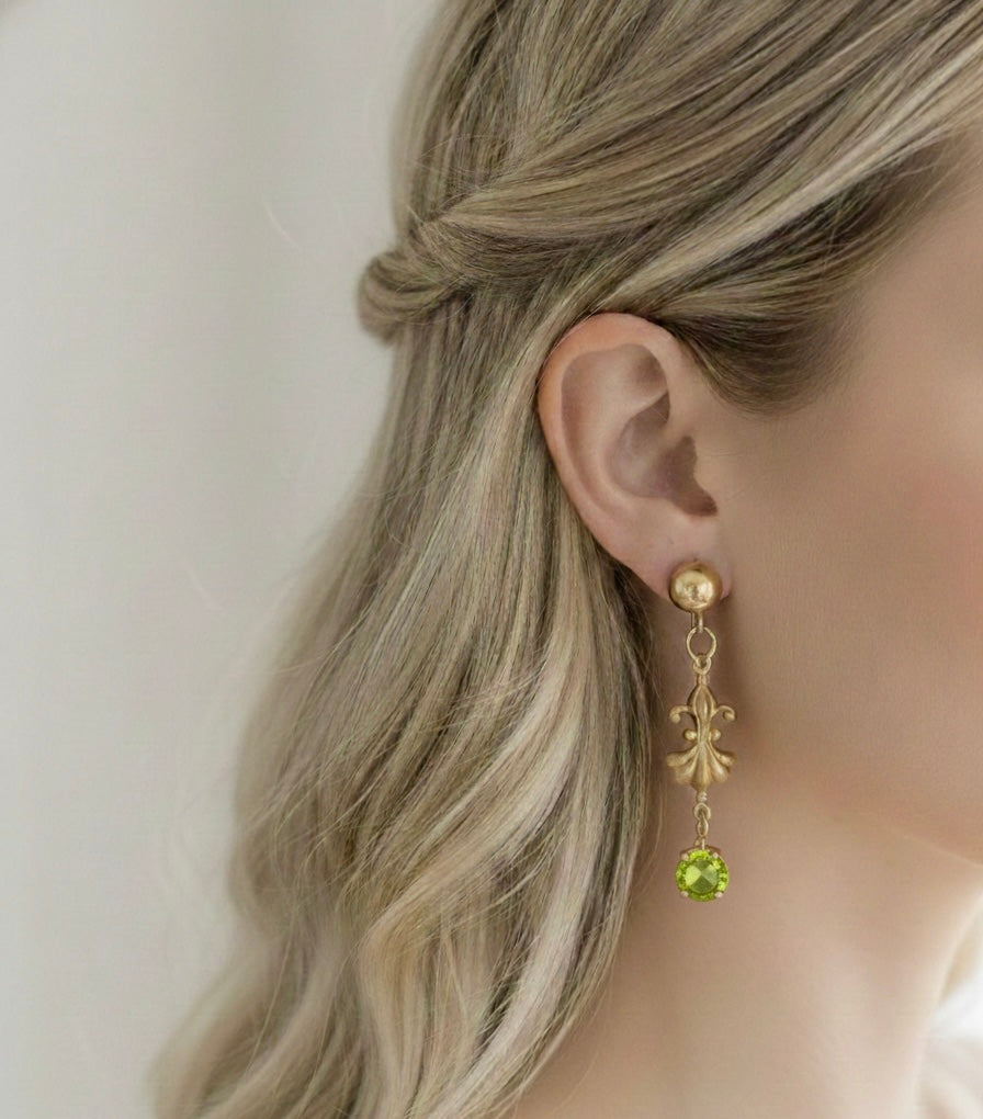 Éclat Fleur Drop Earrings