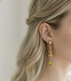 Éclat Fleur Drop Earrings