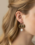 Antique Bow Pearl Drops