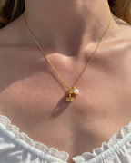 Whimsical Carousel Charm Necklace