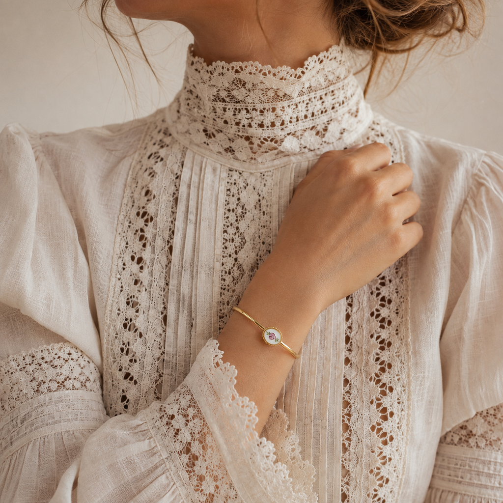 Heirloom Rose Bangle