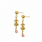 Éclat Fleur Drop Earrings