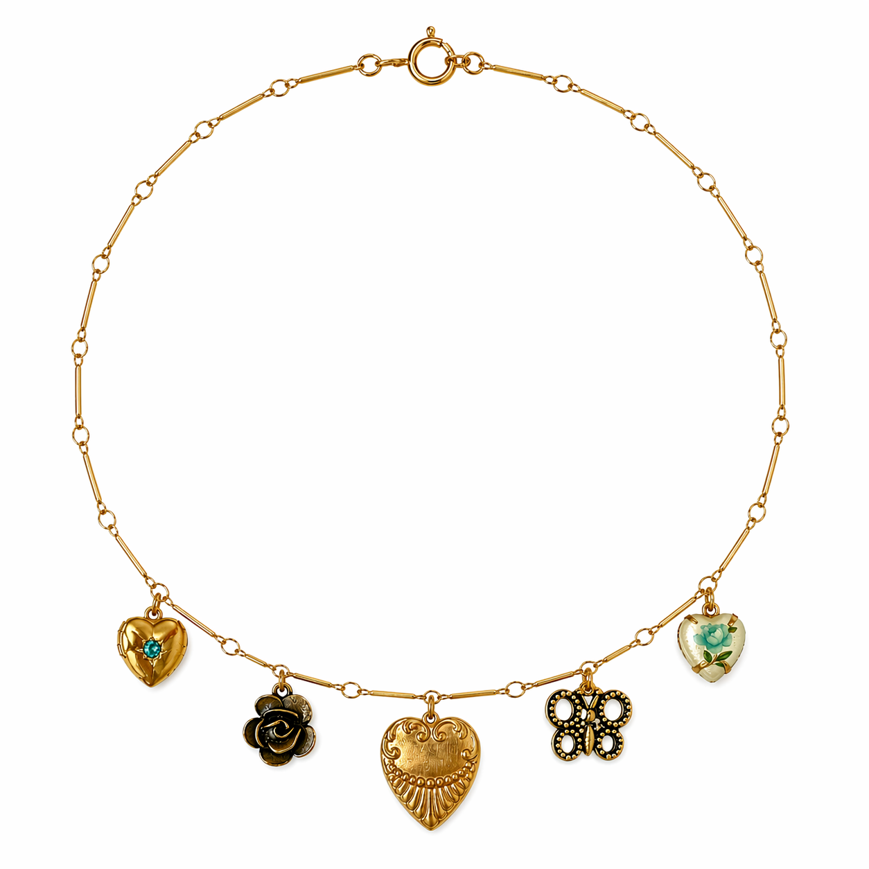 Amour Garden Charm Necklace