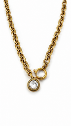 Golden Heirloom Drop Chain Necklace