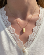 Petite Bellflower Charm Necklace
