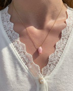 Petite Bellflower Charm Necklace