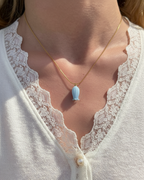 Petite Bellflower Charm Necklace