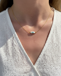 Blue Belle Porcelain Necklace