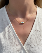 Blue Belle Porcelain Necklace