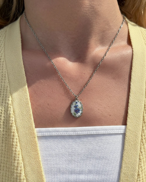 Bleu Jardin Keepsake Necklace