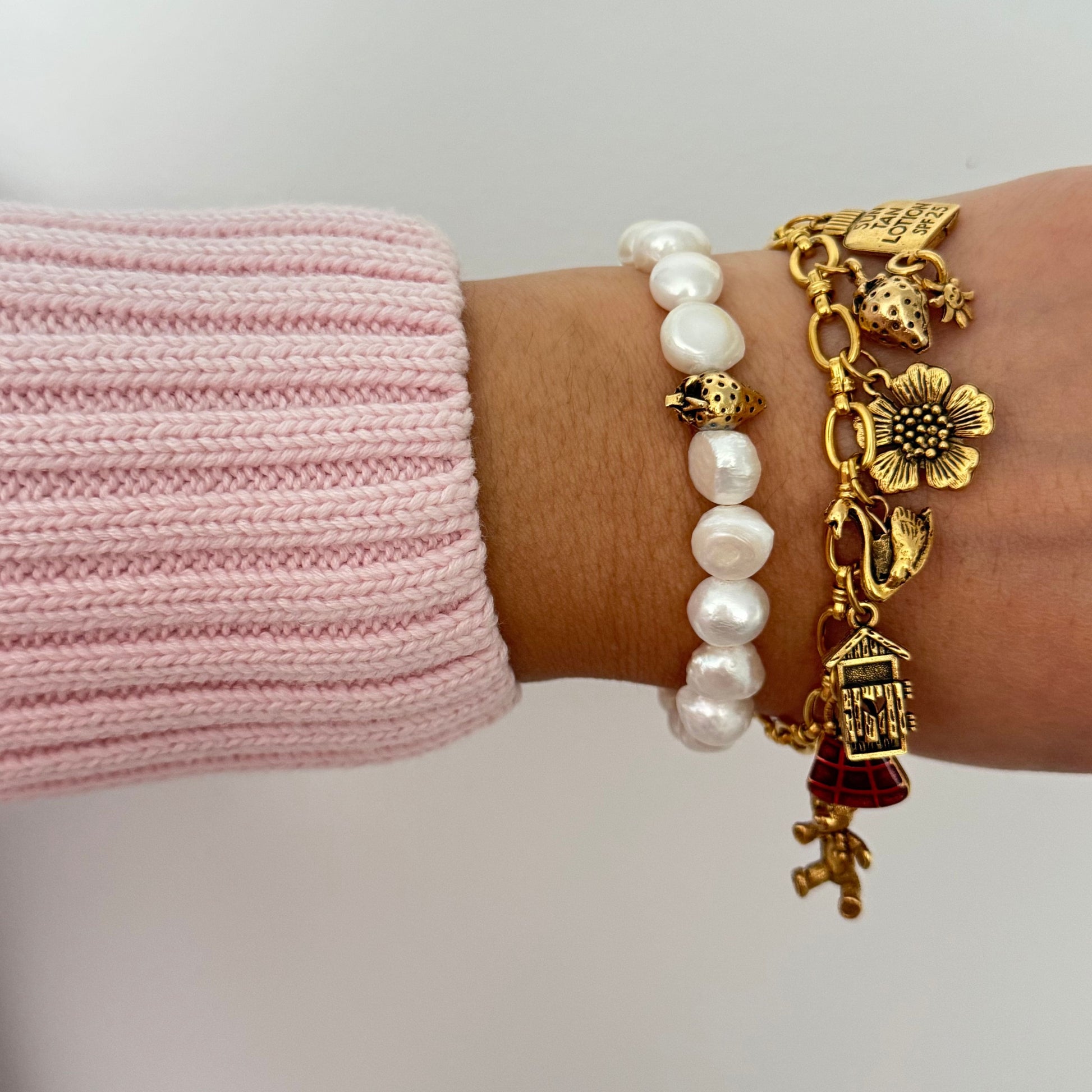 Model wearing the Mallory Bracelet 