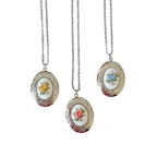 Léonie Fleur Locket Necklace