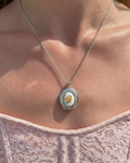 Léonie Fleur Locket Necklace