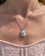 Léonie Fleur Locket Necklace