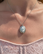 Léonie Fleur Locket Necklace
