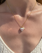 Rosina Pearl Heart Necklace