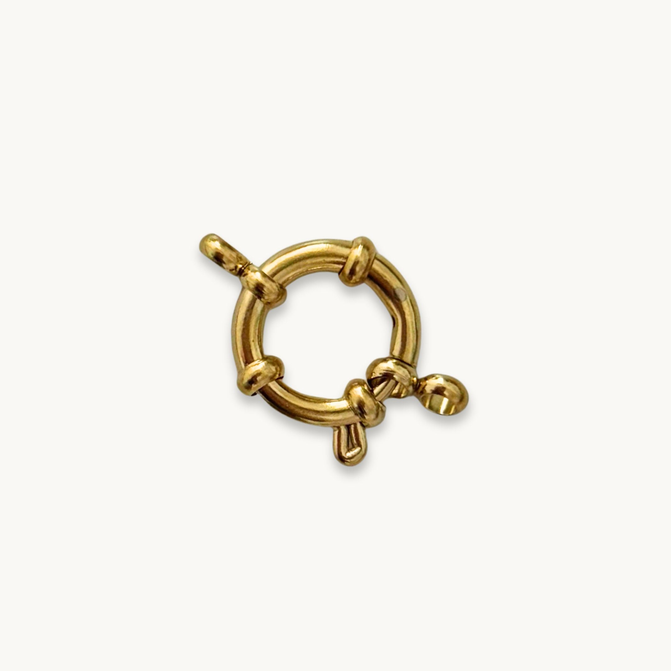 A stylish sailor clasp for added security and elegance. Perfect for securing your jewelry with a nautical-inspired design.